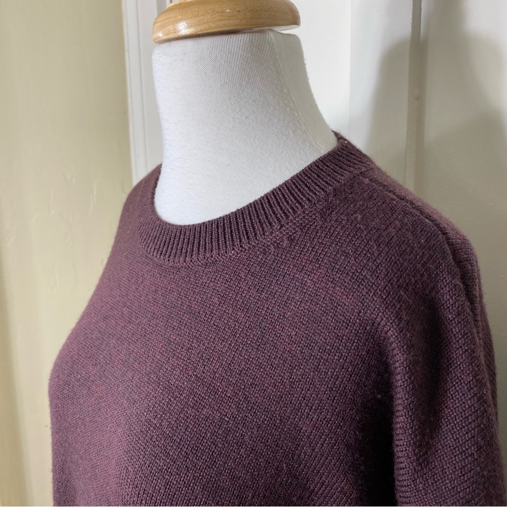 Eileen Fisher Crewneck 100% Merino Regenerative Wool Tunic Pullover Sweater M - Picture 9 of 14